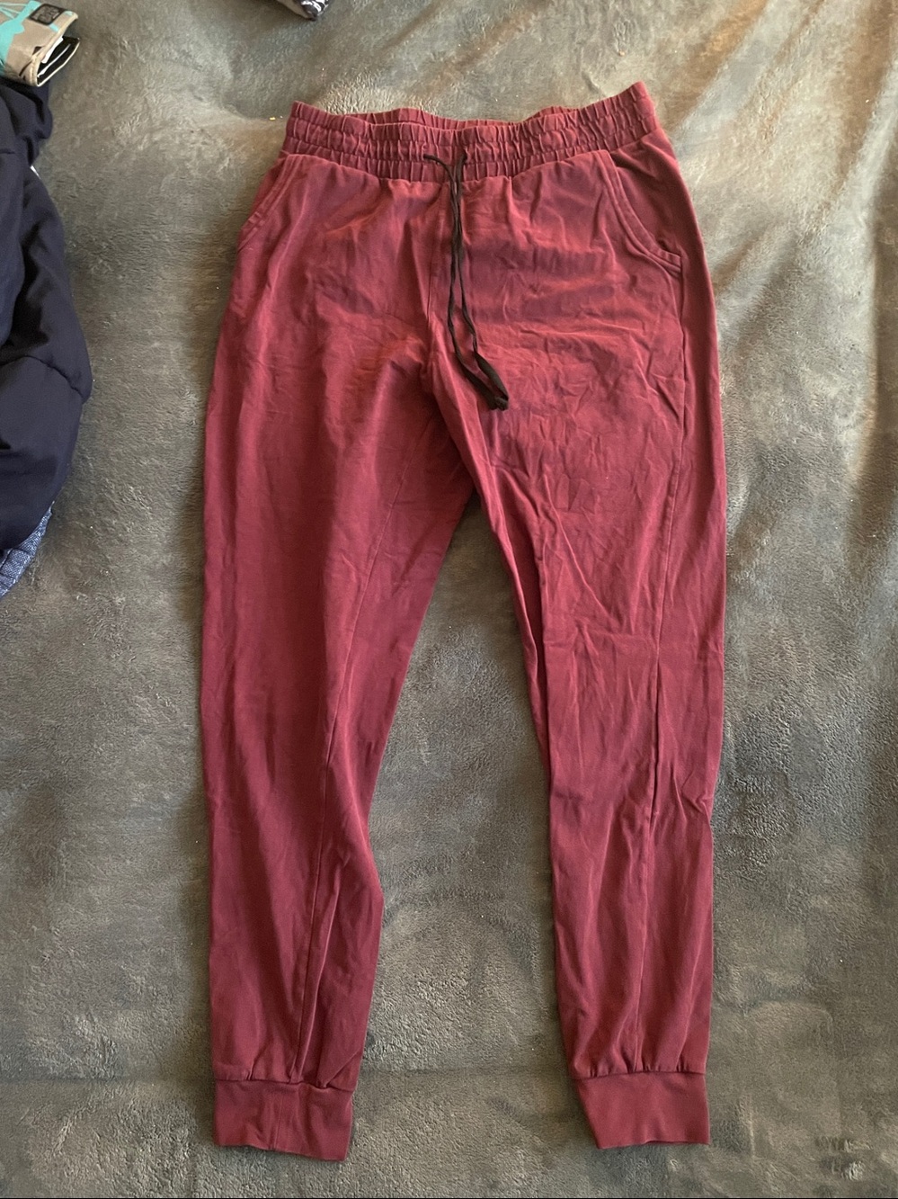 Baleaf Cuffed Unisex Burgundy Joggers